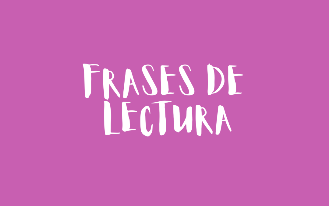 Frases de lectura