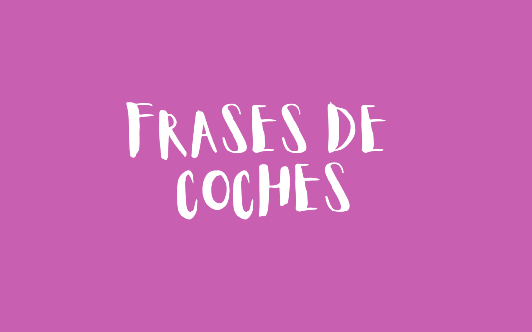 Frases de coches