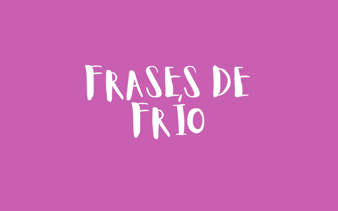 Frases de frío