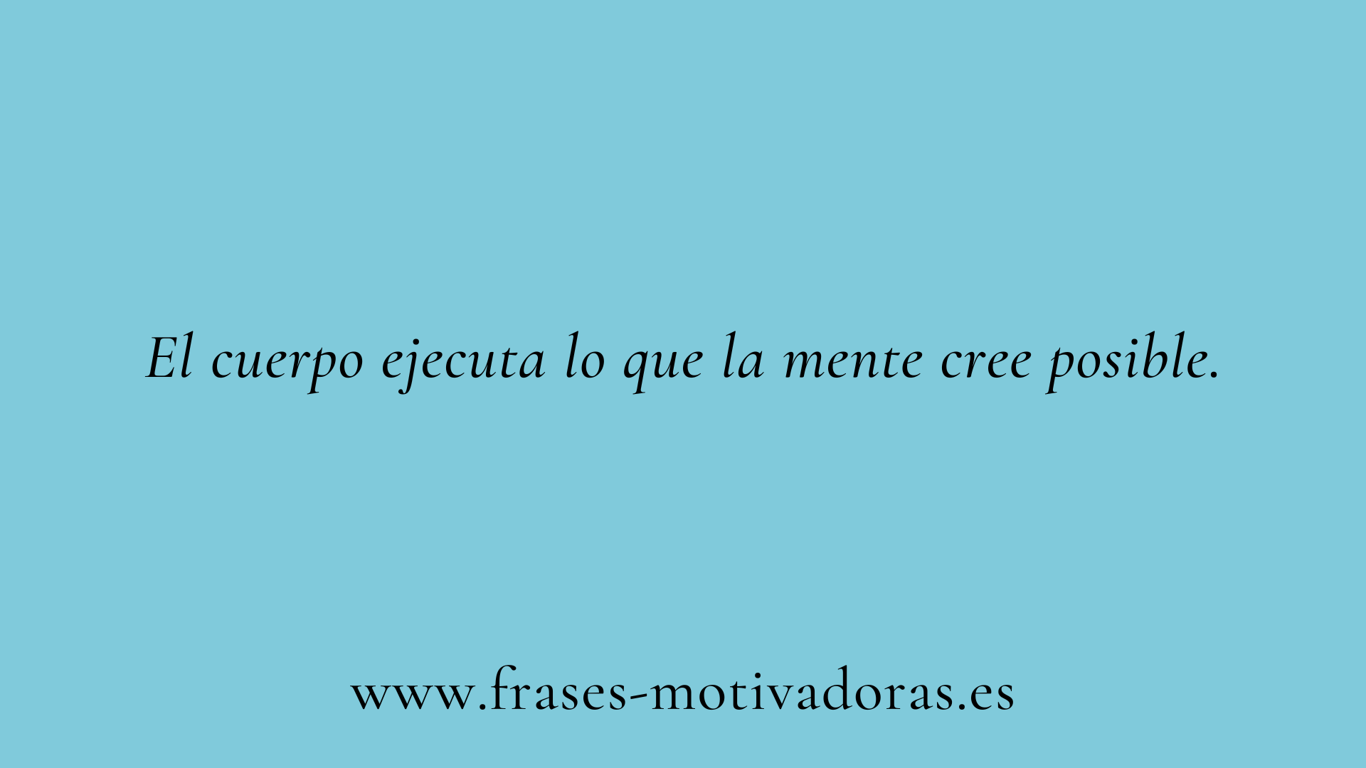 Frases de deportes que hablan con el cuerpo y la mente