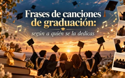 Frases de canciones de graduación: según a quién se la dedicas