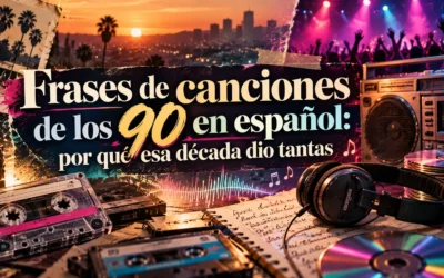 Frases de canciones de los 90 en español: por qué esa década dio tantas