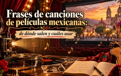 Frases de canciones de películas mexicanas: de dónde salen y cuáles usar