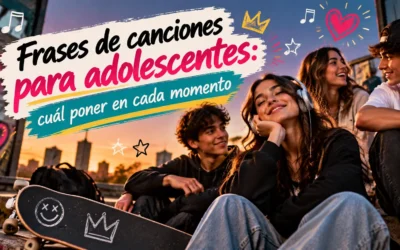 Frases de canciones para adolescentes: cuál poner en cada momento