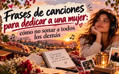 Frases de canciones para dedicar a una mujer: cómo no sonar a todos los demás
