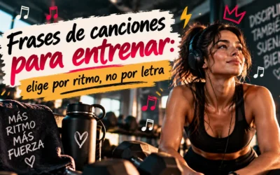 Frases de canciones para entrenar: elige por ritmo, no por letra