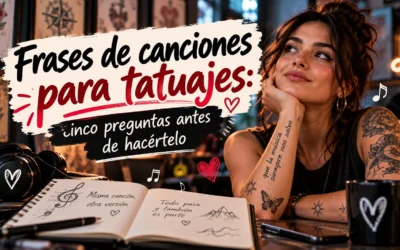 Frases de canciones para tatuajes: cinco preguntas antes de hacértelo