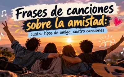 Frases de canciones sobre la amistad: cuatro tipos de amigo, cuatro canciones