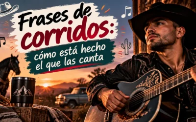 Frases de corridos: cómo está hecho el que las canta