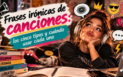 Frases irónicas de canciones: los cinco tipos y cuándo usar cada uno